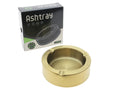Asbak goud 12x3,6 cm