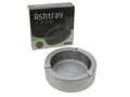 Asbak zilver 12x3,6 cm