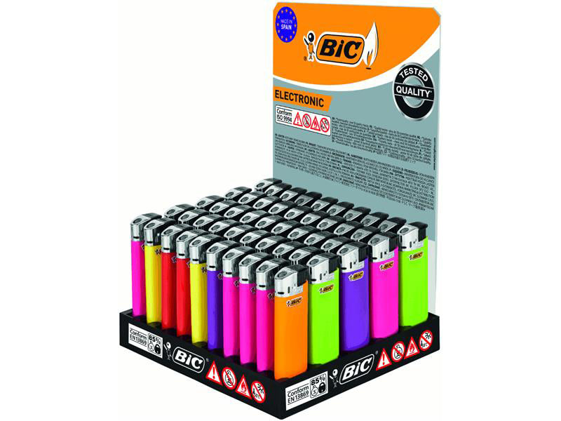 BIC maxi electronic j38 aansteker 50 stuks display