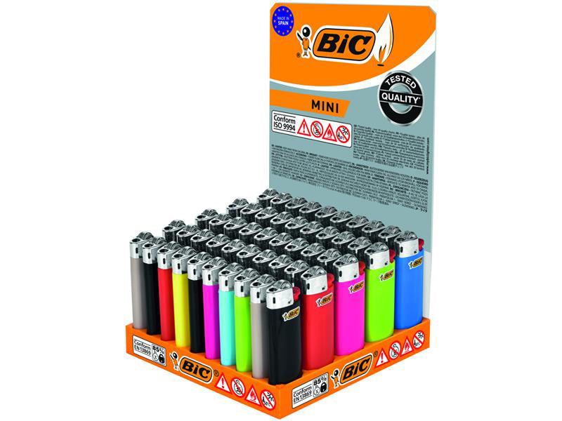 BIC mini flint j25 aansteker 50 stuks display