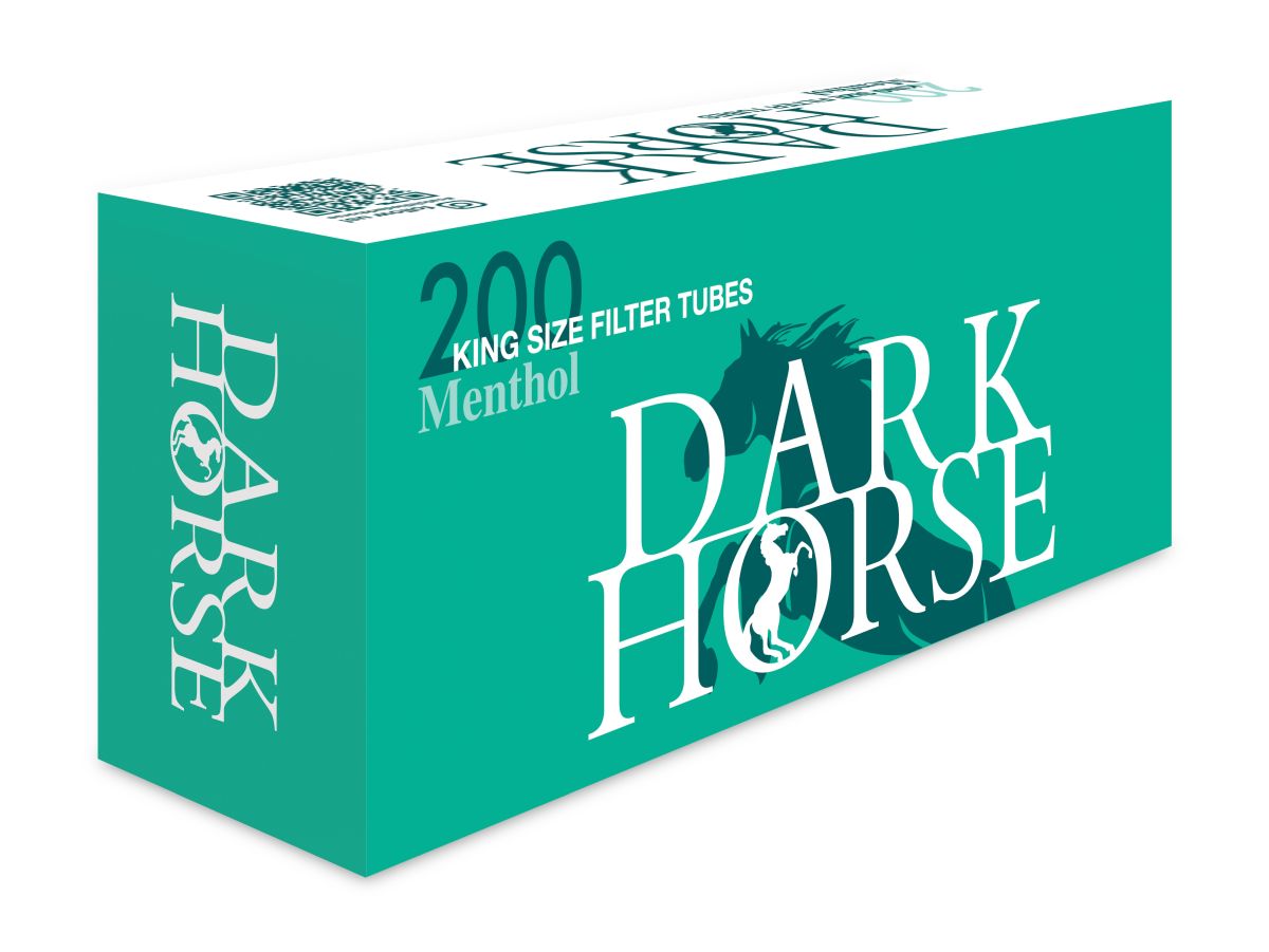 Dark horse menthol filter hulzen 200 stuks