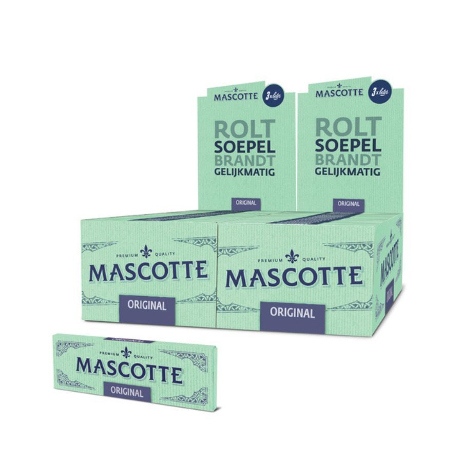 Mascotte Vloei Original Display (2x50 stuks)