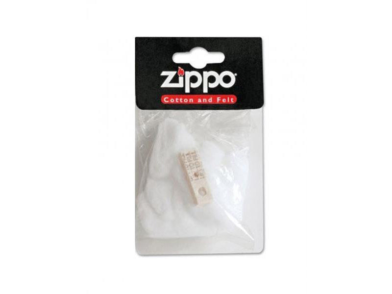 Zippo katoen en filt